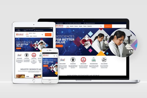 Website Development - Praras Bioscience